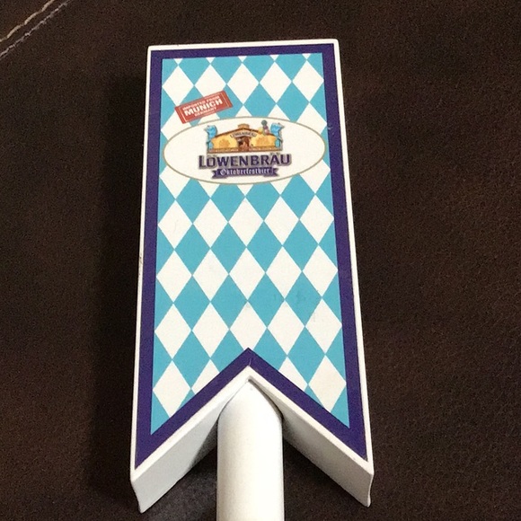 ๐ป Vintage Lowenbrau Oktoberfest Bier Keg Tap Handle Munich Octoberfest, 12โ - Picture 3 of 6
